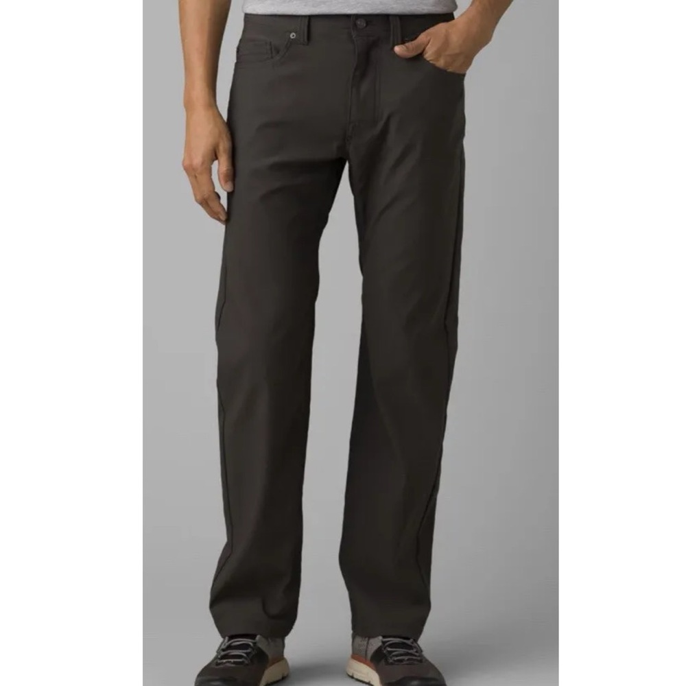 Prana Brion Men's Dark Gray Pants 28 x 36